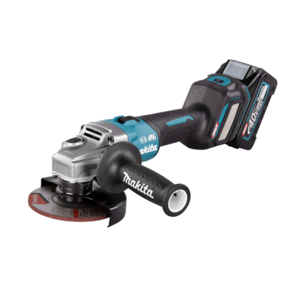 Акумулаторен безчетков ъглошлайф Makita GA023GM201, XGT 40 V max, 125 mm, 2 × 4,0 Ah / GA023GM201